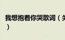 我想抱着你哭歌词（关于我想抱着你哭的歌词）