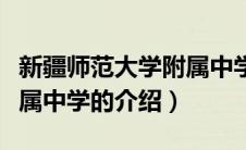 新疆师范大学附属中学（关于新疆师范大学附属中学的介绍）