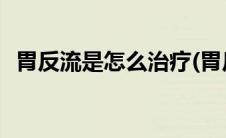 胃反流是怎么治疗(胃反流症状及治疗方法)