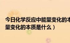 今日化学反应中能量变化的本质是什么（化学反应伴随着能量变化的本质是什么）