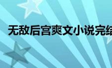 无敌后宫爽文小说完结(无敌后宫爽文小说)