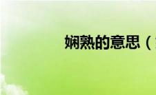 娴熟的意思（娴熟的含义）