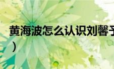 黄海波怎么认识刘馨予（黄海波事件真相流出）