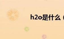 h2o是什么（h2o简介）
