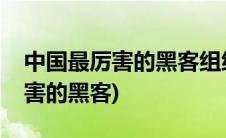 中国最厉害的黑客组织叫什么名字(中国最厉害的黑客)