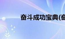 奋斗成功宝典(奋斗成功的作文)