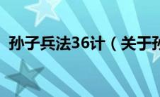孙子兵法36计（关于孙子兵法36计的介绍）