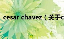 cesar chavez（关于cesar chavez的介绍）