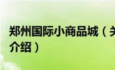 郑州国际小商品城（关于郑州国际小商品城的介绍）