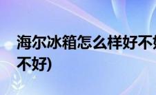 海尔冰箱怎么样好不好用(海尔冰箱怎么样好不好)