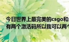 今日世界上最完美的csgo和steam上的csgo有什么区别我有两个激活码所以我可以两个都有。