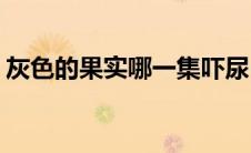 灰色的果实哪一集吓尿(灰色的果实那集最污)