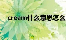 cream什么意思怎么读(cream什么意思)