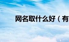 网名取什么好（有什么好听的网名）