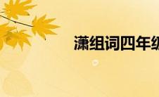 潇组词四年级（潇组词）