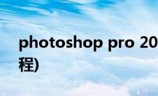 photoshop pro 2020(photoshop p图教程)