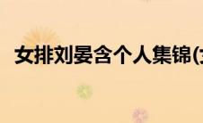 女排刘晏含个人集锦(女排刘晏含个人简历)