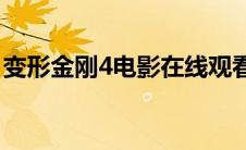 变形金刚4电影在线观看(变形金刚4暴风影音)