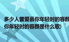 多少人曾爱慕你年轻时的容颜是什么歌的歌词(多少人曾爱慕你年轻时的容颜是什么歌)