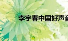 李宇春中国好声音（李宇春阿么）