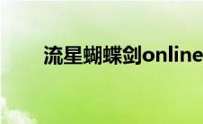 流星蝴蝶剑online（流星蝴蝶剑挂）