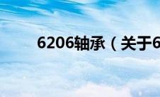 6206轴承（关于6206轴承的介绍）