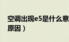 空调出现e5是什么意义（空调出现e5是什么原因）