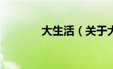 大生活（关于大生活的介绍）