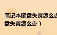 笔记本键盘失灵怎么办能自己换么（笔记本键盘失灵怎么办）