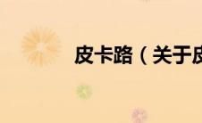皮卡路（关于皮卡路的介绍）