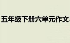 五年级下册六单元作文500字神奇的探险之旅