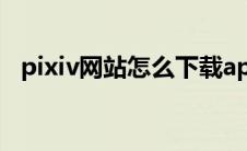 pixiv网站怎么下载app(pixiv网站打不开)
