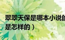 翠翠天保是哪本小说的人物（翠翠天保的性格是怎样的）