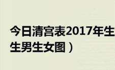 今日清宫表2017年生男生女图（清宫表2016生男生女图）