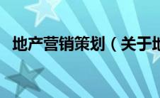地产营销策划（关于地产营销策划的介绍）