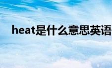 heat是什么意思英语（heat是什么意思）