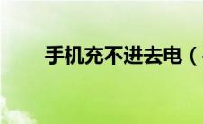 手机充不进去电（手机充不进去电）