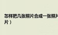 怎样把几张照片合成一张照片（怎样把几张照片合成一张照片）