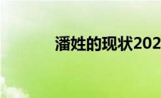 潘姓的现状2021(潘姓的现状)