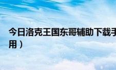 今日洛克王国东哥辅助下载手机版（洛克王国东哥辅助怎么用）