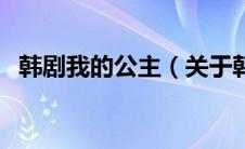 韩剧我的公主（关于韩剧我的公主的介绍）