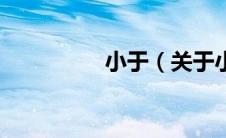 小于（关于小于的介绍）
