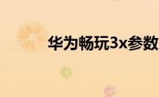 华为畅玩3x参数（华为畅玩3x）