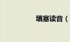 填塞读音（填塞解释）