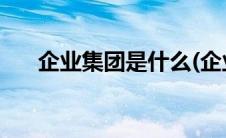 企业集团是什么(企业集团是什么意思)