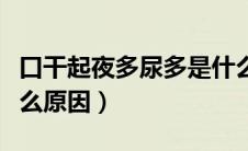 口干起夜多尿多是什么原因（起夜多尿多是什么原因）