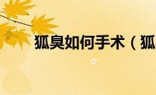 狐臭如何手术（狐臭如何手术治疗）