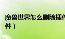 魔兽世界怎么删除插件（魔兽世界如何删除插件）