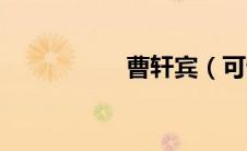 曹轩宾（可惜不是你）