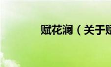 赋花澜（关于赋花澜的介绍）